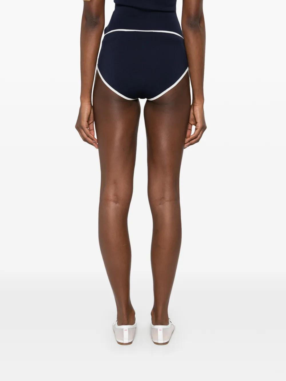 Maje Slip met contrasterende afwerking Blauw