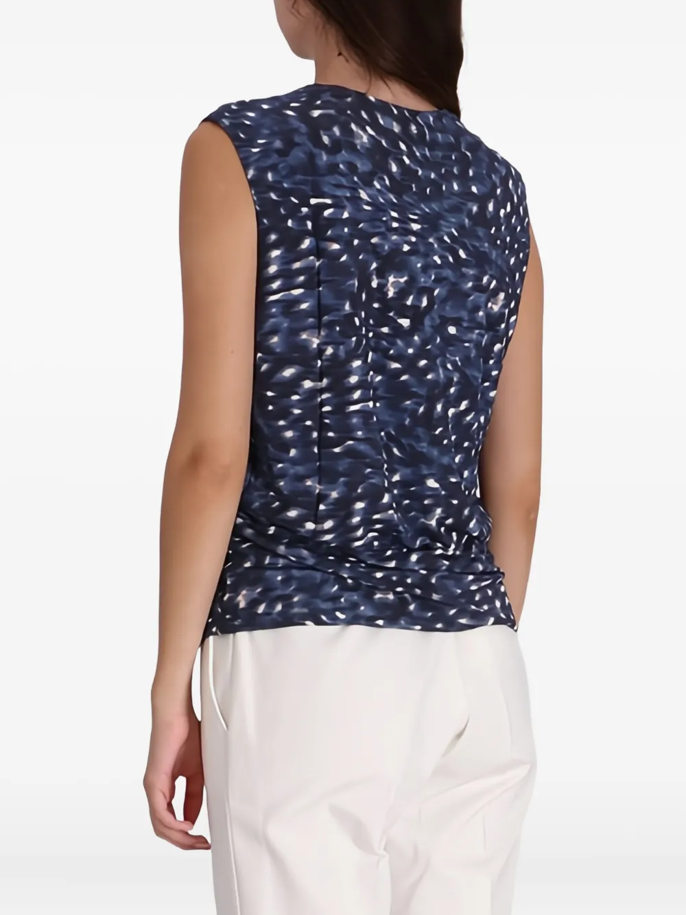 V-Neck Printed Top