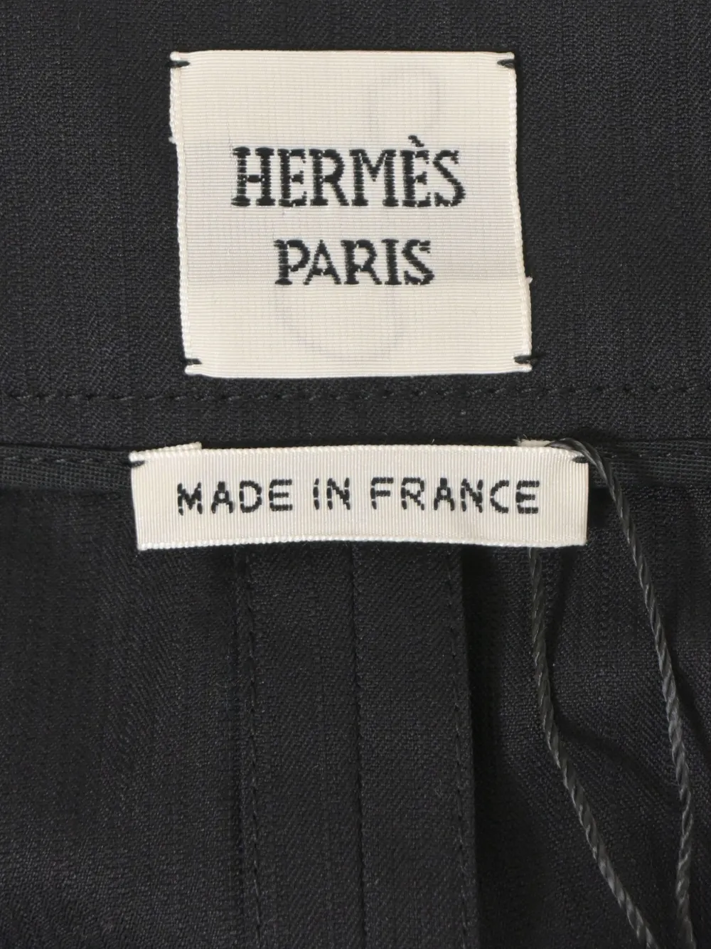 HERMES Pre-owned 870mm Front Slit Pencil Skirt In Black