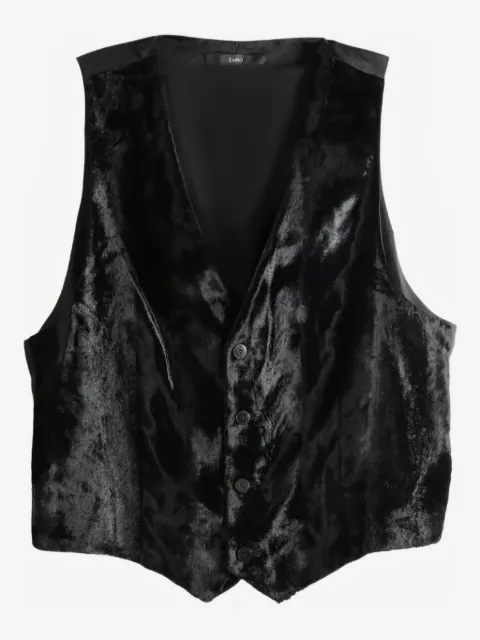 SAPIO Cavallino velvet effect gilet