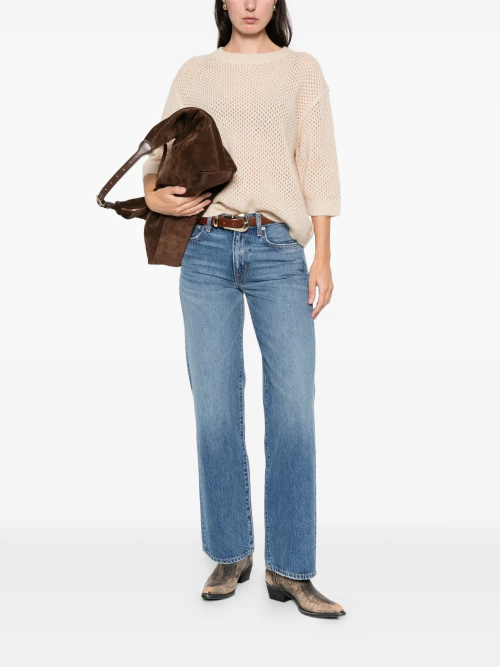 Hemisphere pull en maille ajourée | Pulls | Image 2