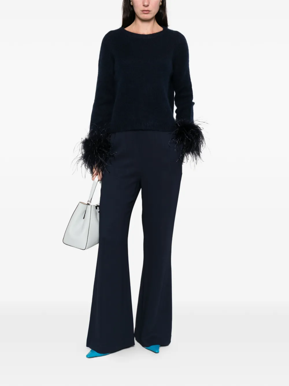 Hemisphere Broek met elastische tailleband - Blauw