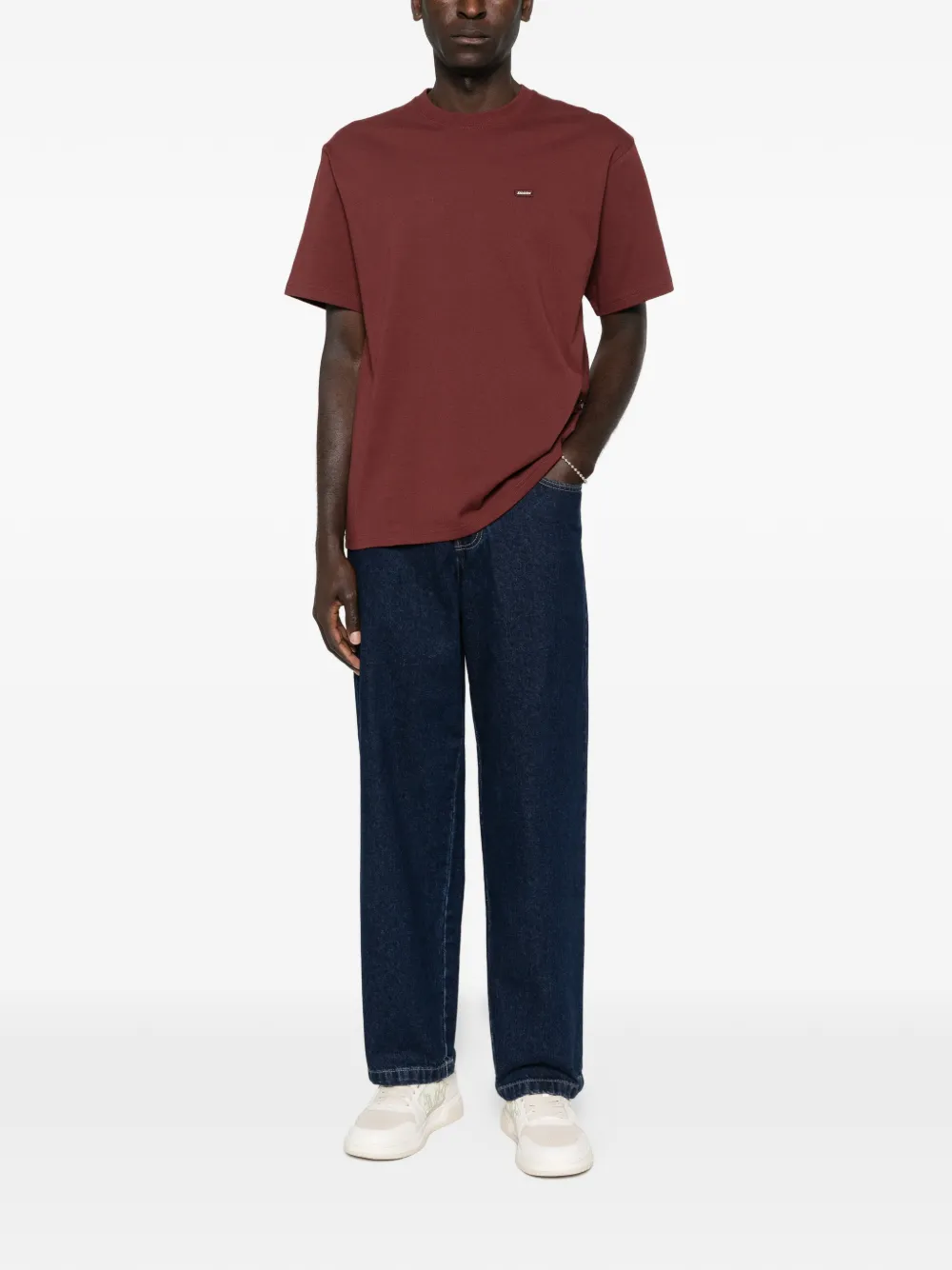 DICKIES Clancy small-logo T-shirt - Rood