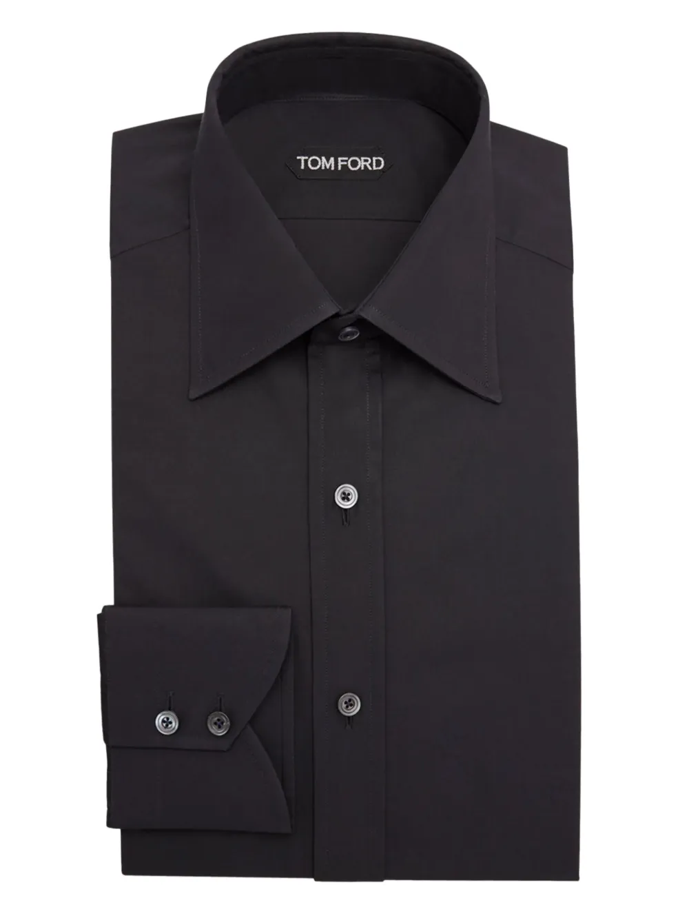 TOM FORD button-down dress shirt - ブラック TOM FORD button-down dress shirt - ブラック