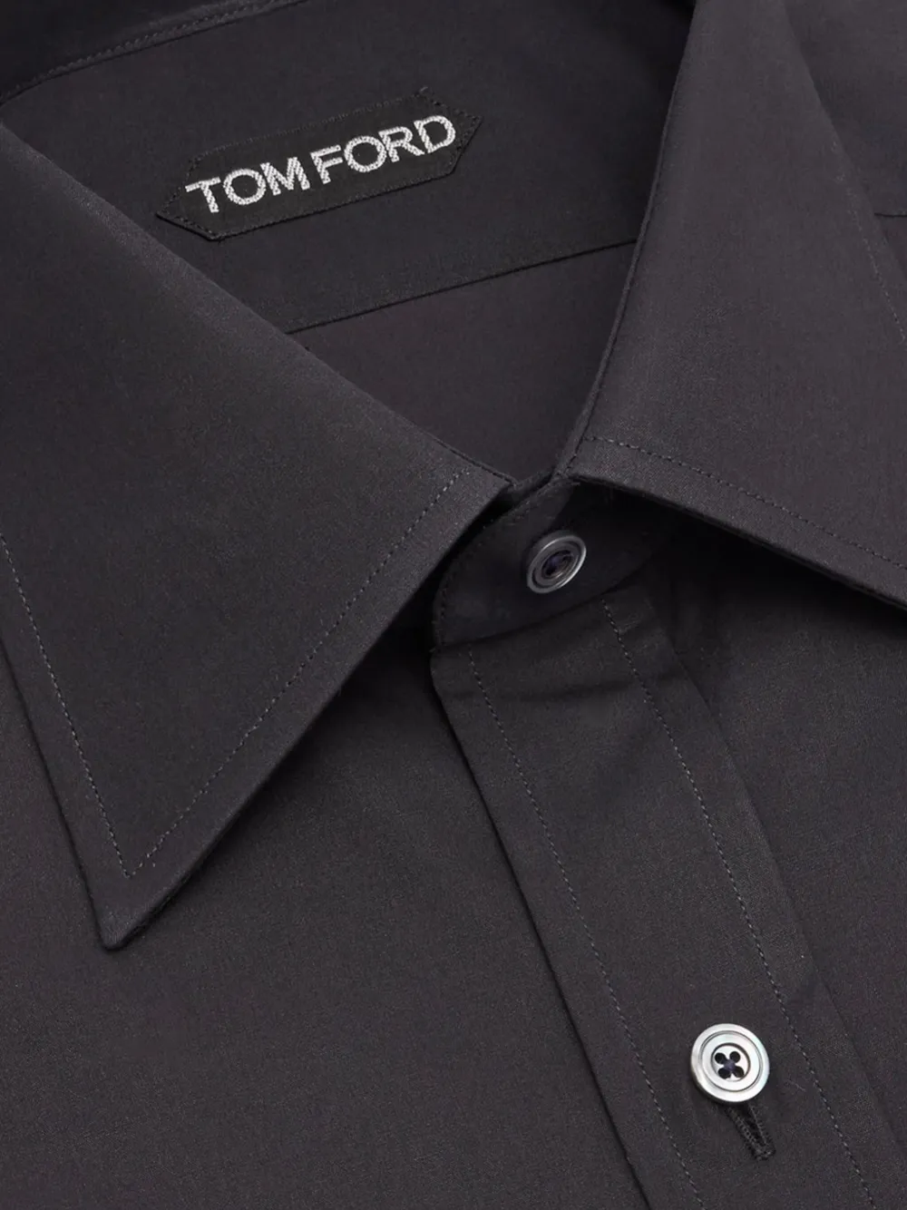 TOM FORD Button-down overhemd - Zwart