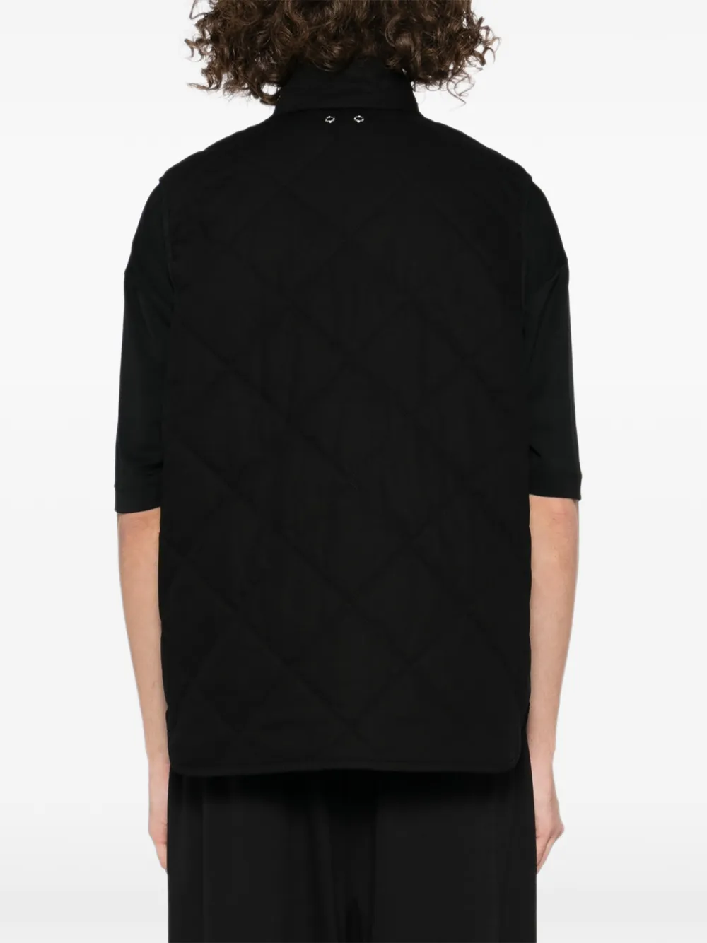 Team Wang Design The Original 1 Quilted Gilet In Black
