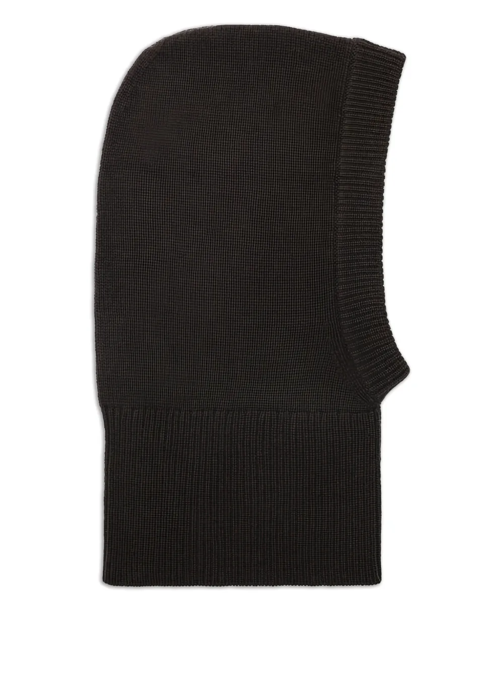 Almada Label knitted balaclava - Marrone