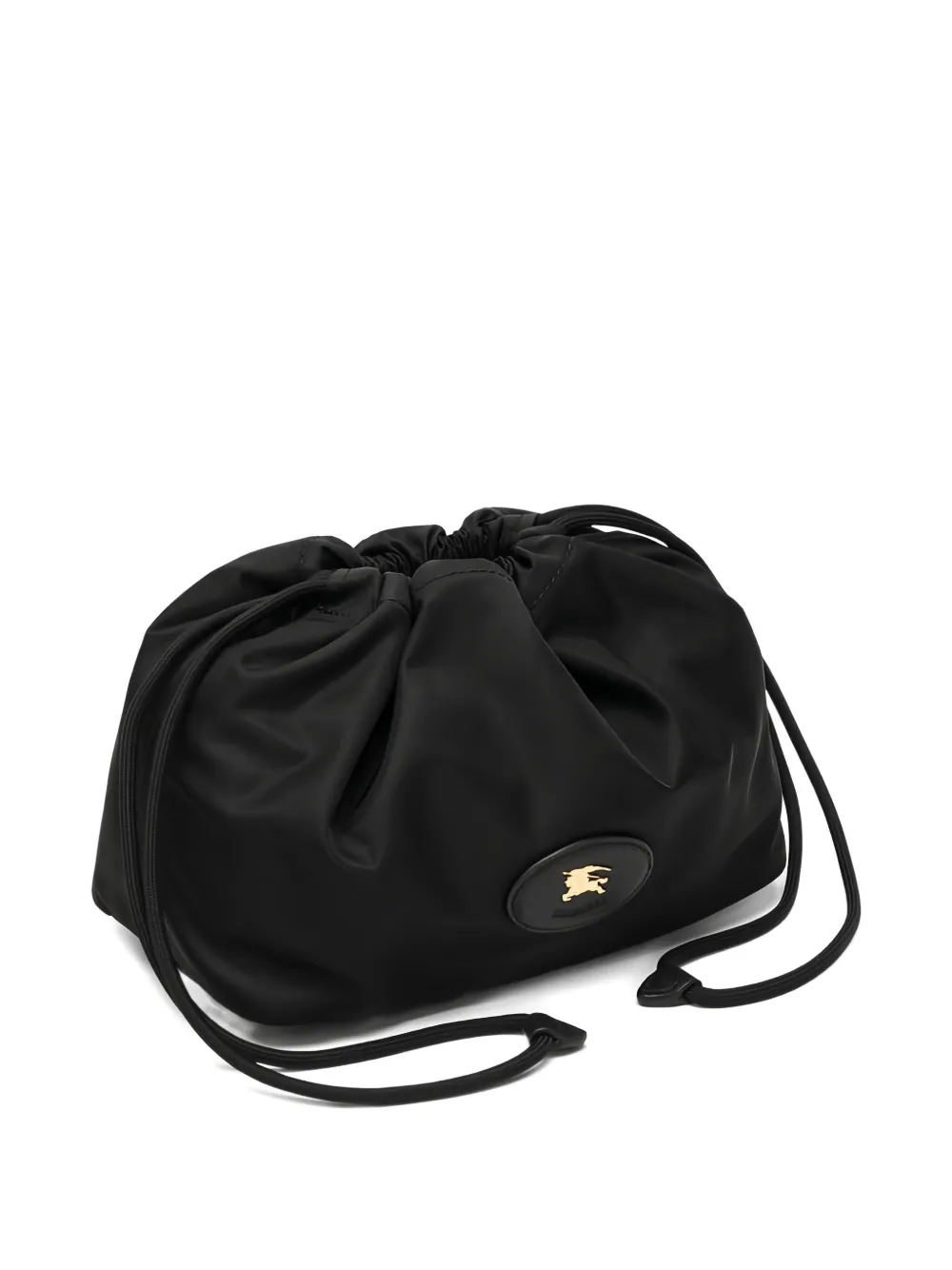 Burberry Medium make-up tas met logopatch Zwart