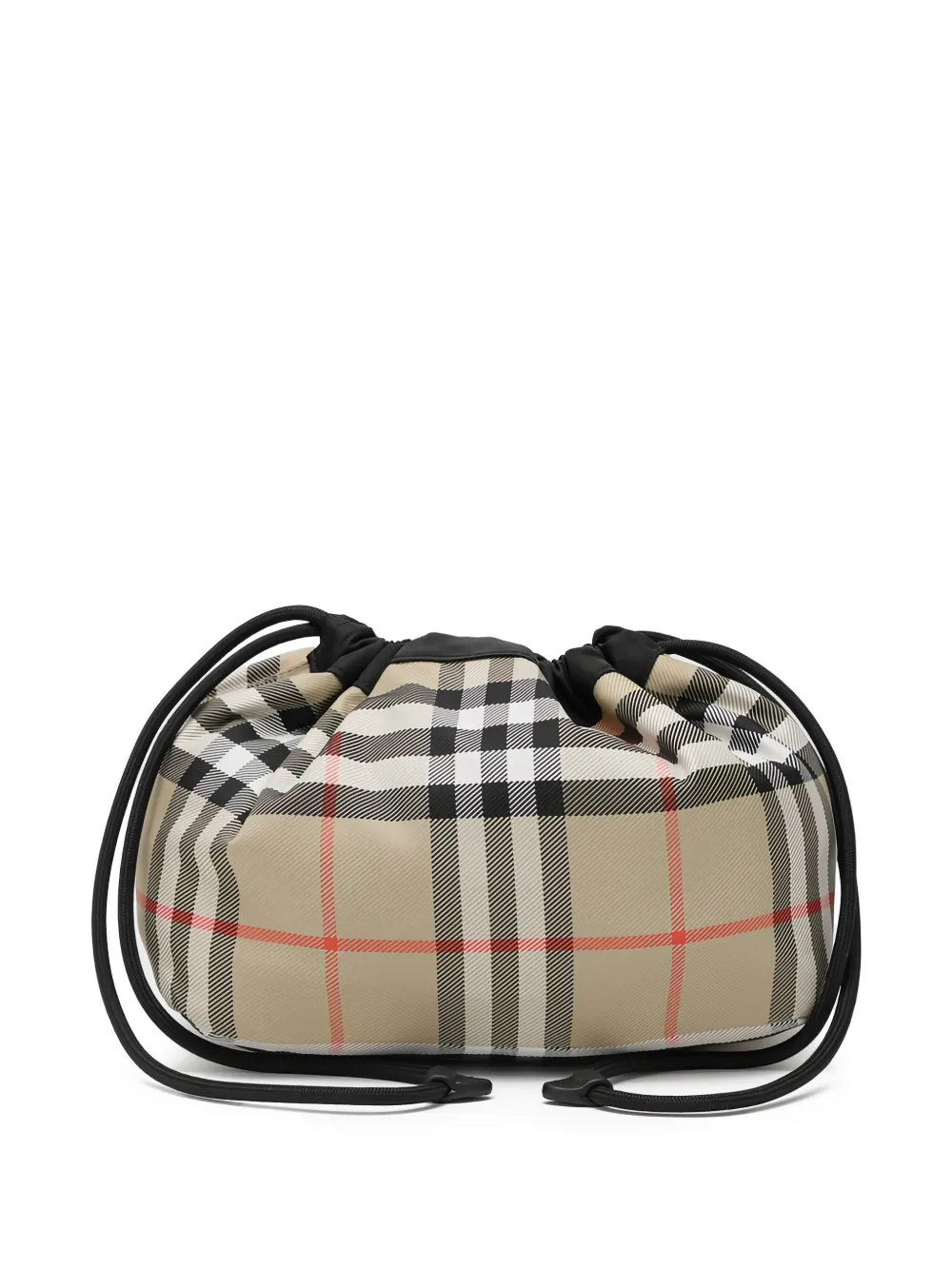 Burberry Medium make-up tas met logopatch Zwart