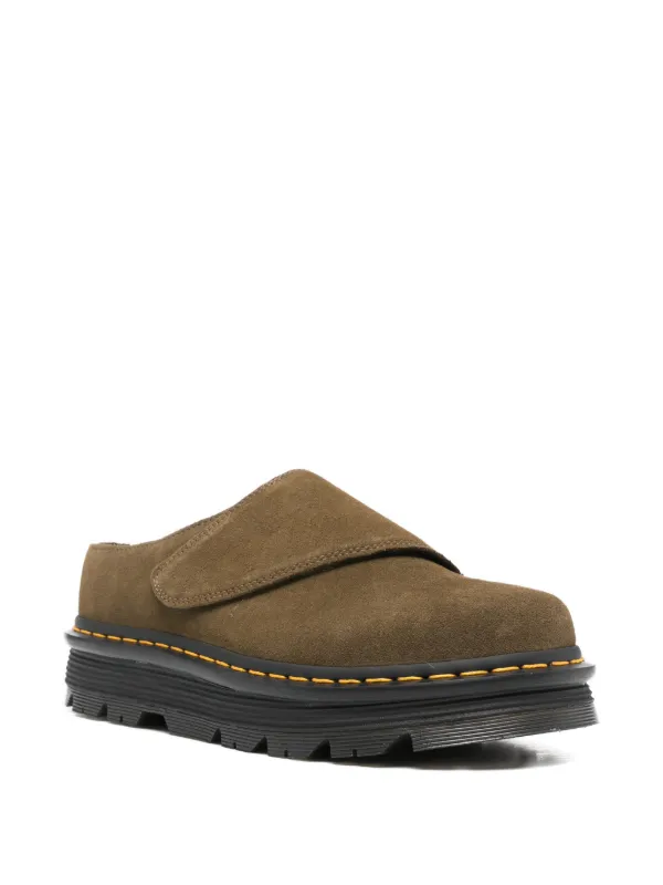 Dr. Martens Mule Zebzag Anywair De Camurça | Marrom | FARFETCH BR