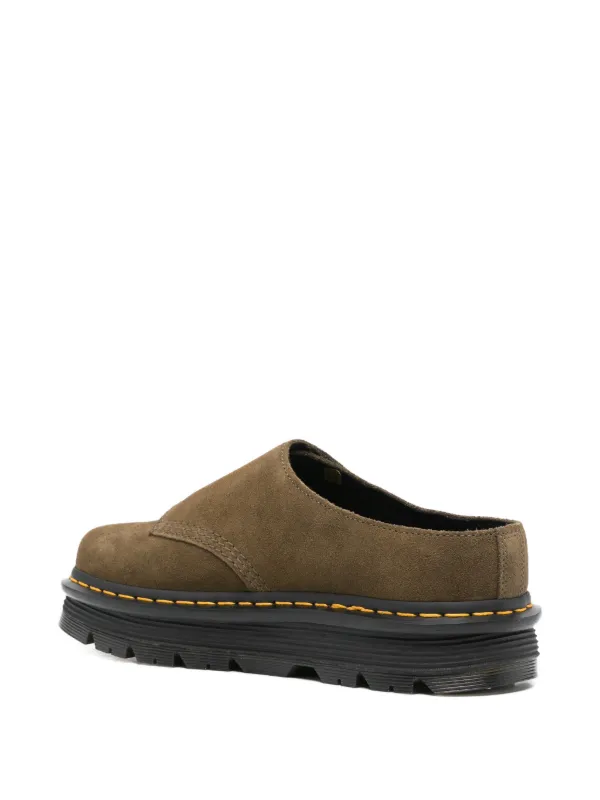 Dr. Martens Mule Zebzag Anywair De Camurça | Marrom | FARFETCH BR