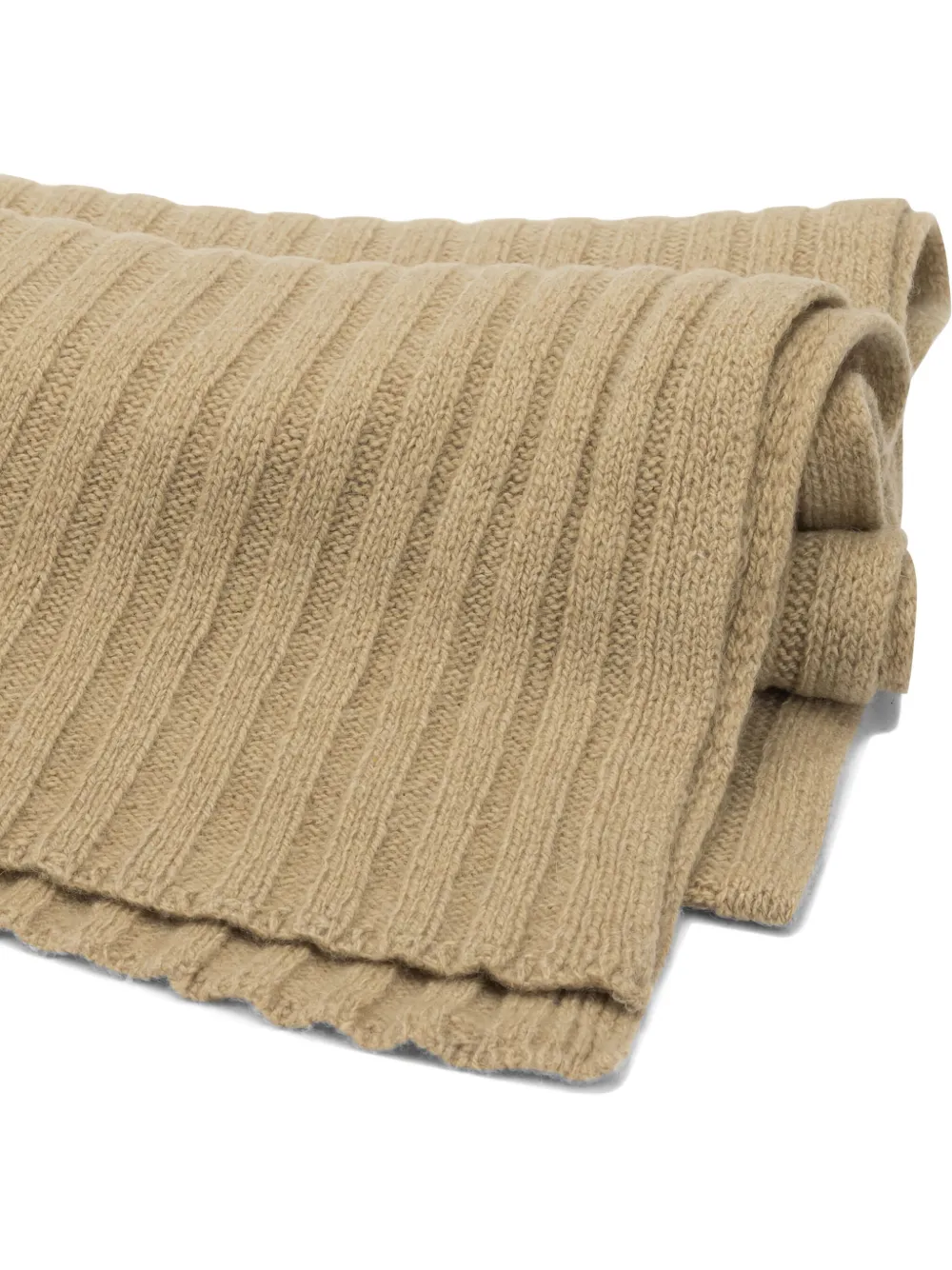  Vietti Merchandise Ribbed Scarf - Neutrals 