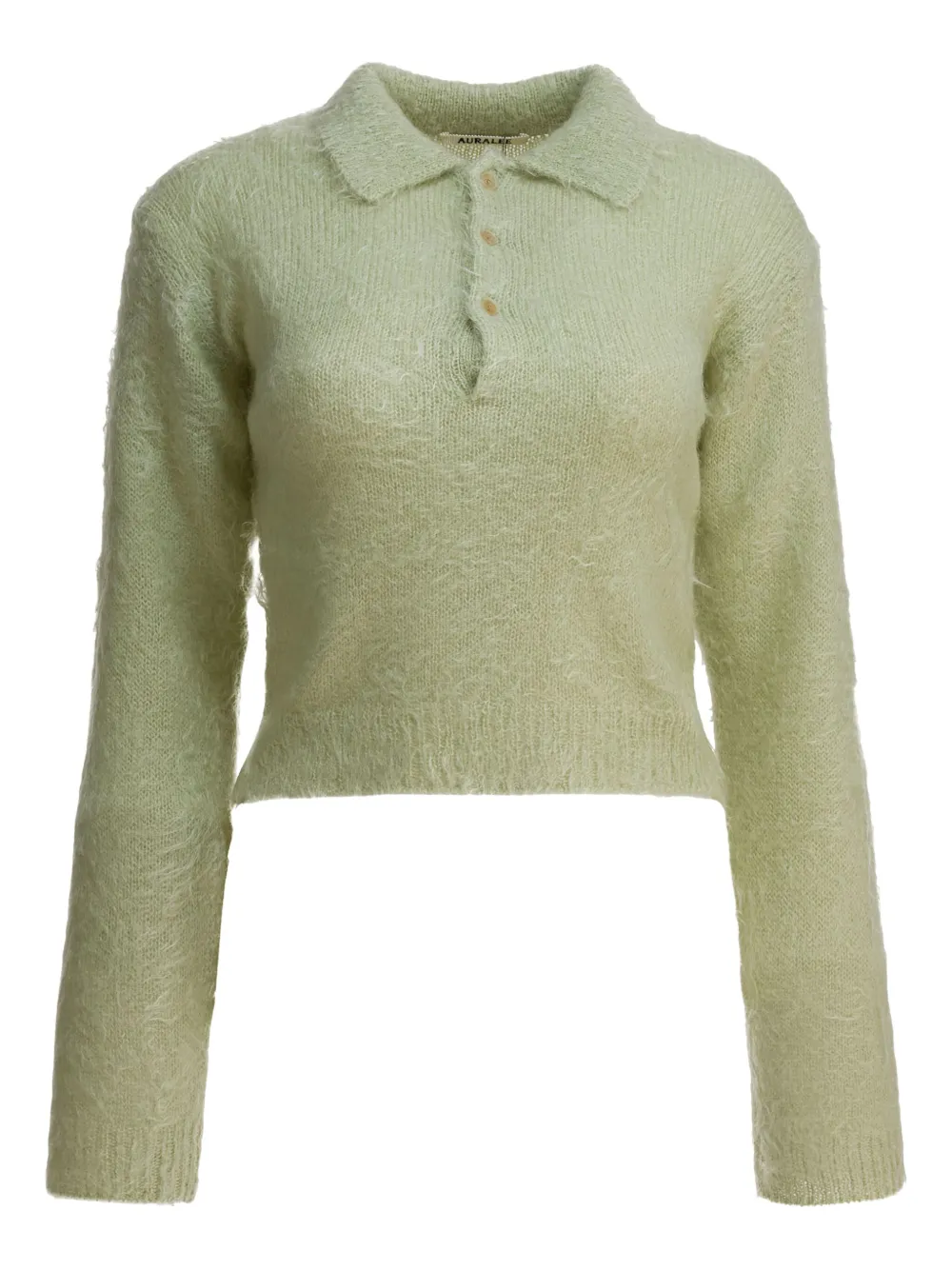 Auralee Maglione stile polo - Verde