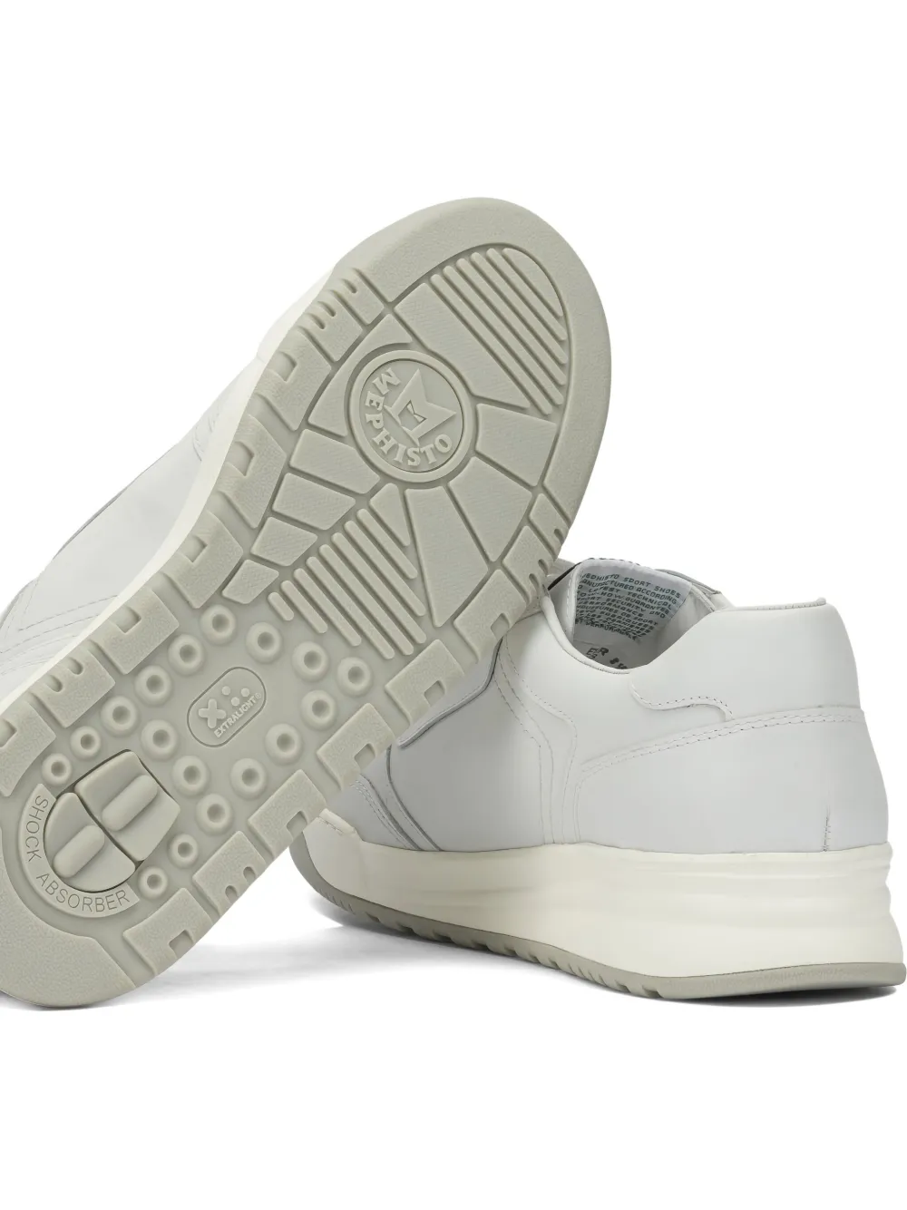 MEPHISTO Norwin sneakers met logodetail Wit