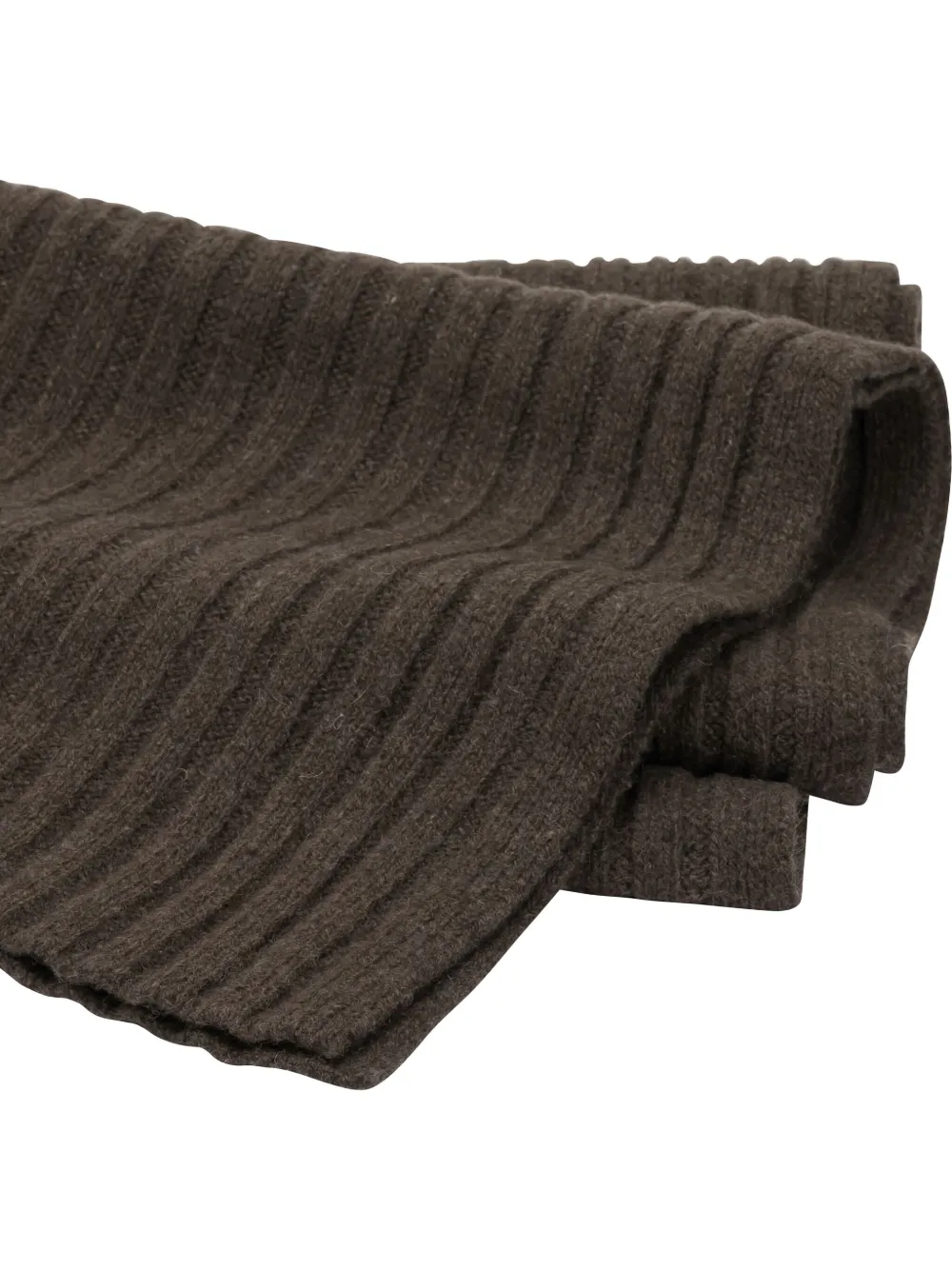  Vietti Merchandise Ribbed Scarf - Brown 