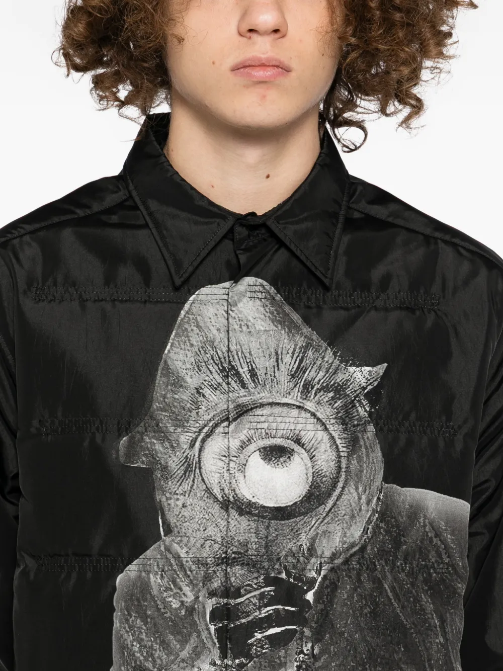 Printed Shirt Jacket