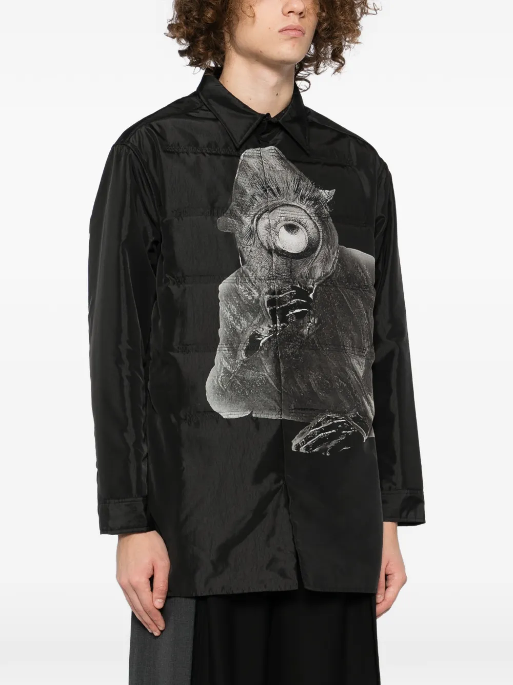 Printed Shirt Jacket