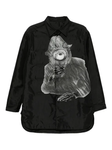 Yohji Yamamoto printed shirt jacket