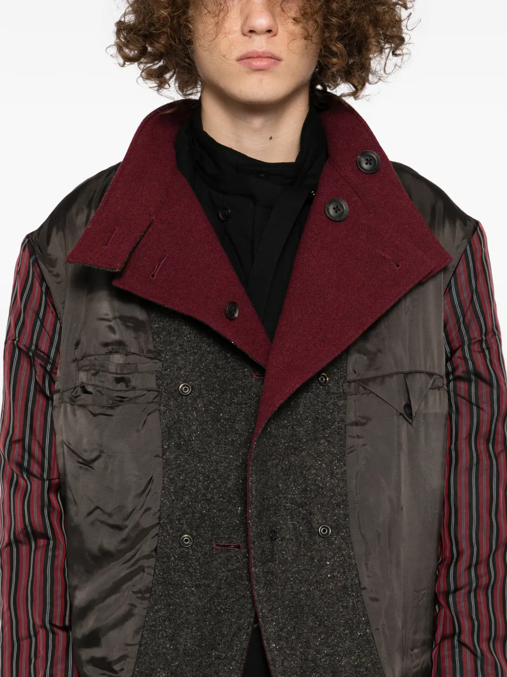 Yohji Yamamoto Omkeerbare jas Rood
