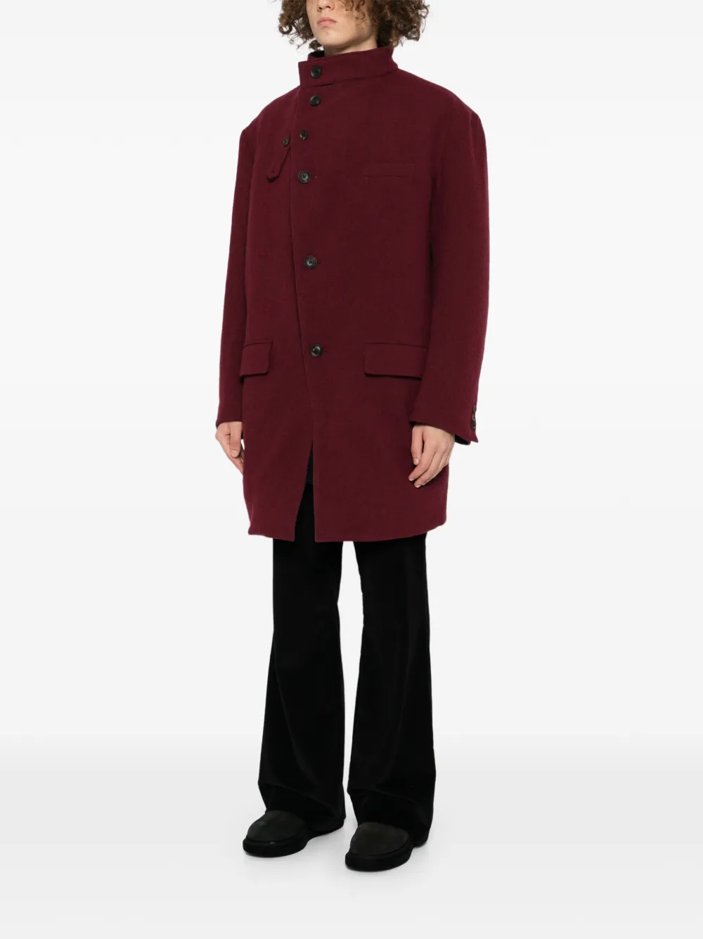 Yohji Yamamoto Omkeerbare jas Rood