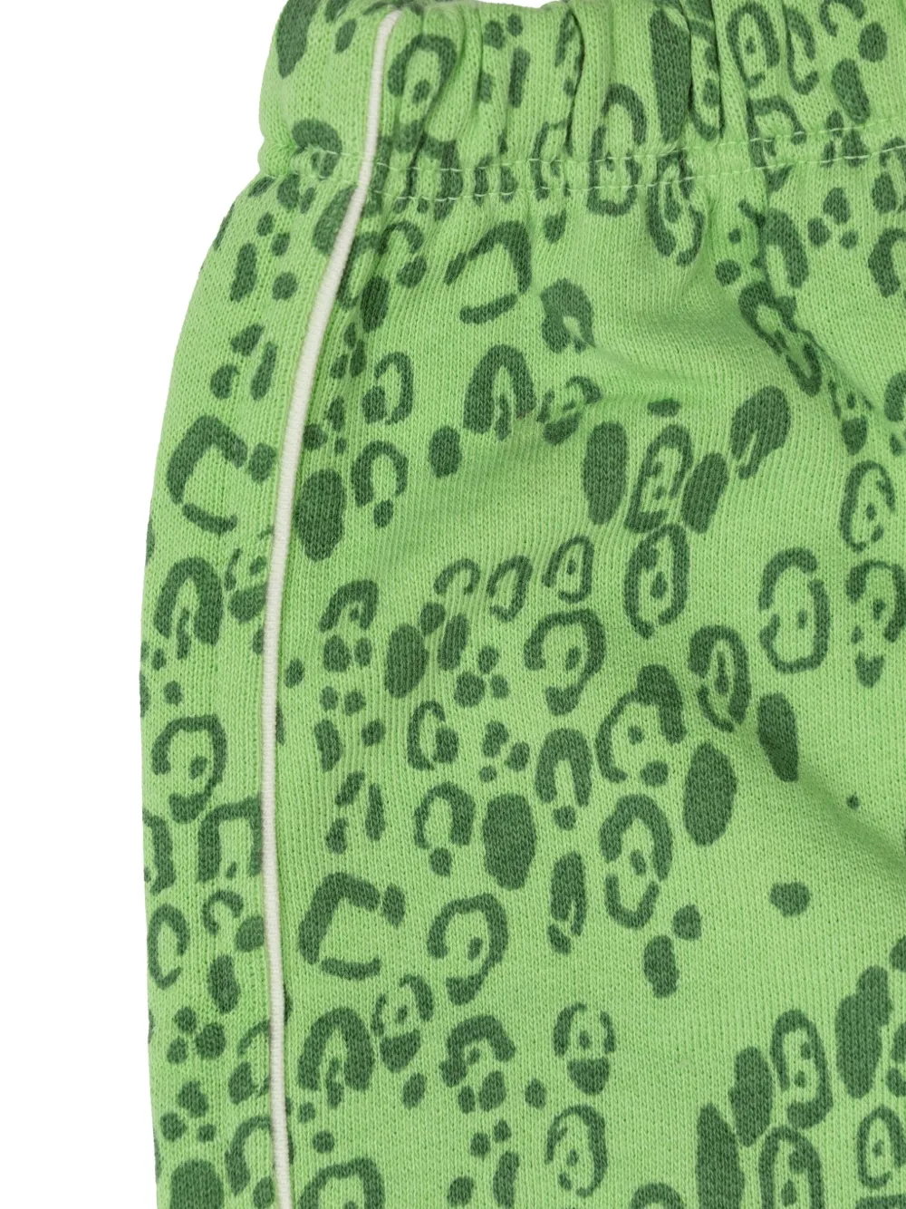 Mini Rodini Broek met luipaardprint Groen