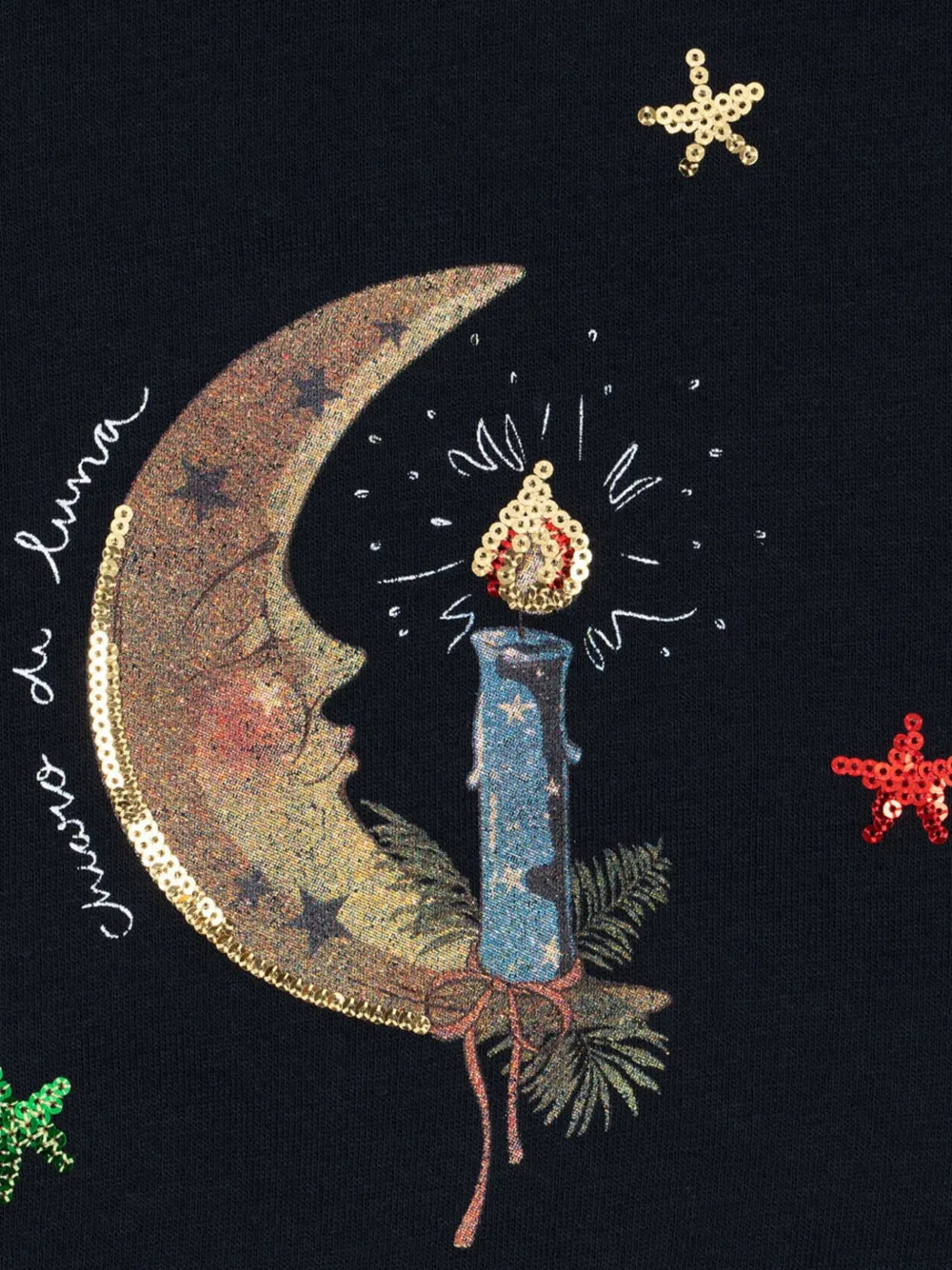 Konges Sløjd Loupy Lou Crew-neck Sweatshirt In Blue