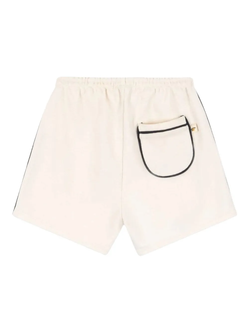 Konges Sløjd drawstring cotton shorts - Beige