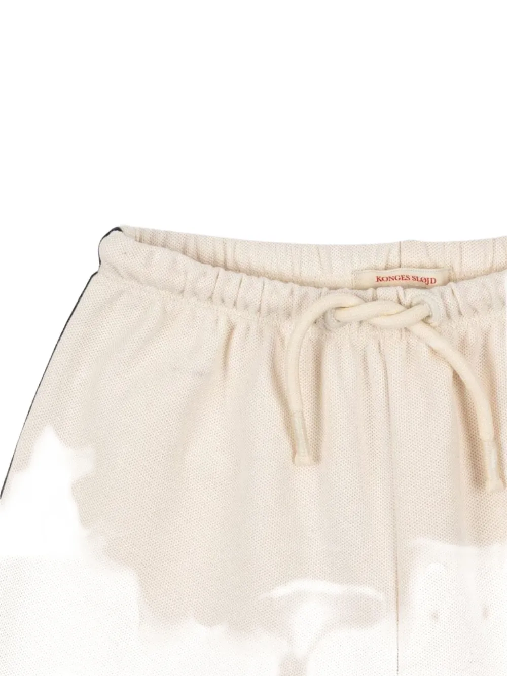 Konges Sløjd Drawstring Cotton Shorts In Neutral