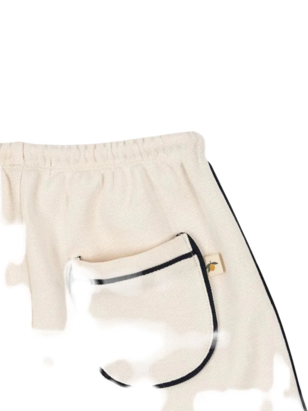 Konges Sløjd Drawstring Cotton Shorts In Neutral