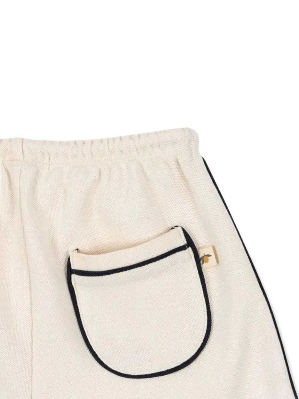 Konges Sløjd Katoenen shorts met trekkoord Beige