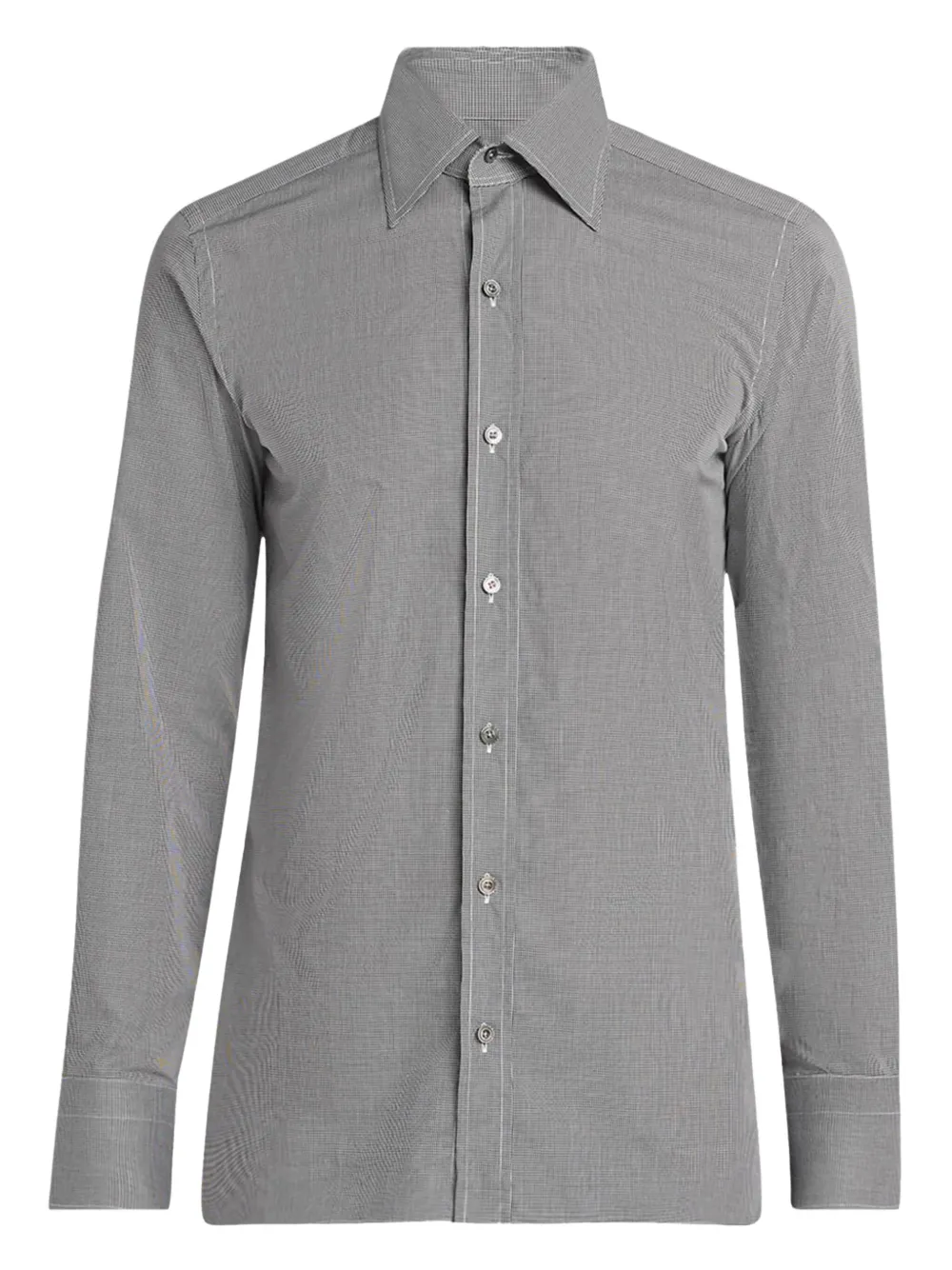 TOM FORD button-down cotton shirt - グレー
