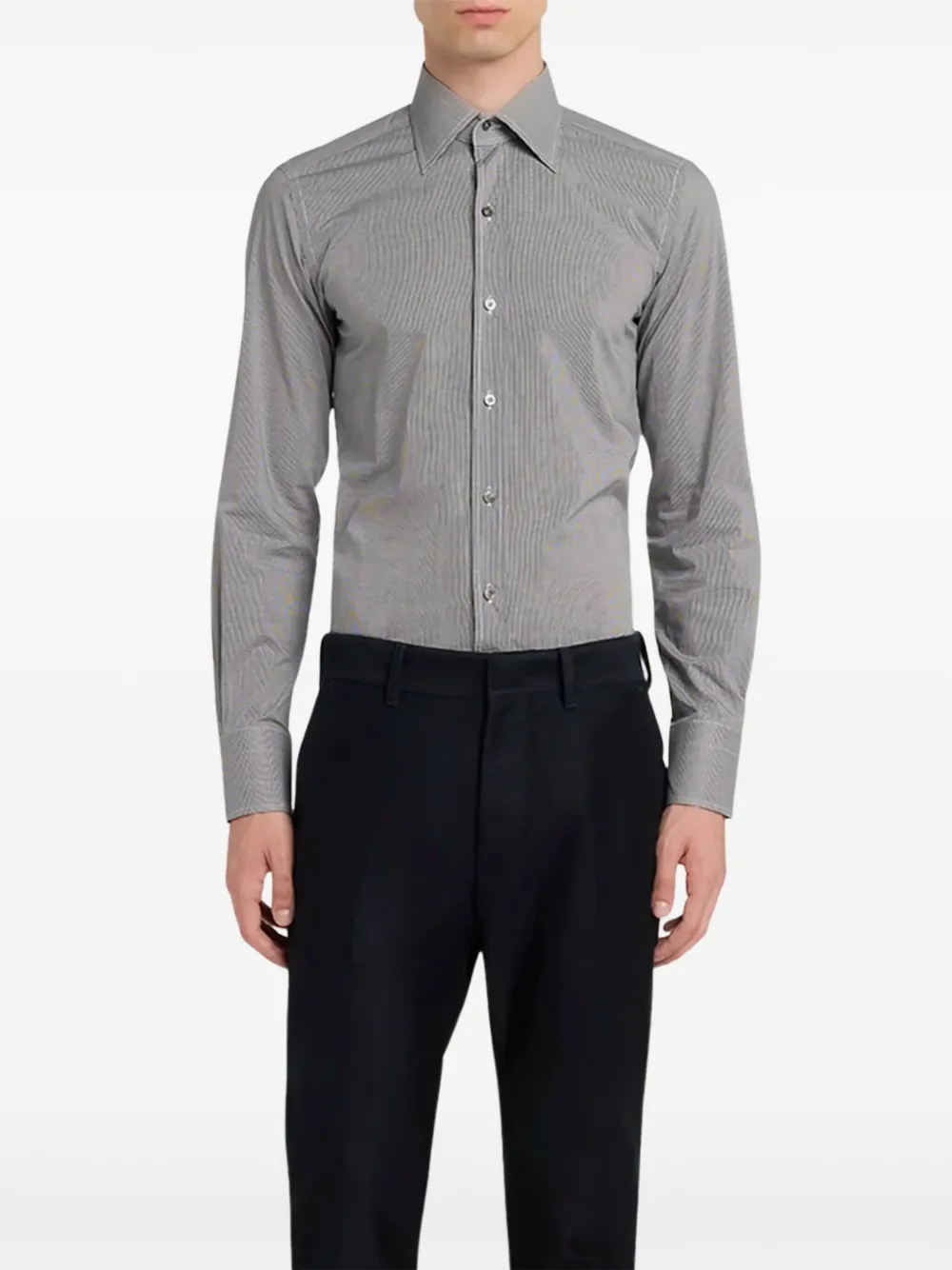TOM FORD Button-down overhemd - Grijs