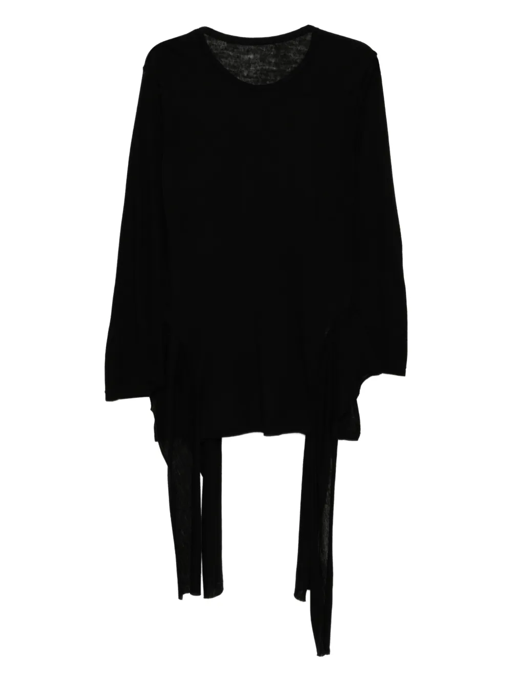 Yohji Yamamoto top asimétrico | negro | Image 1
