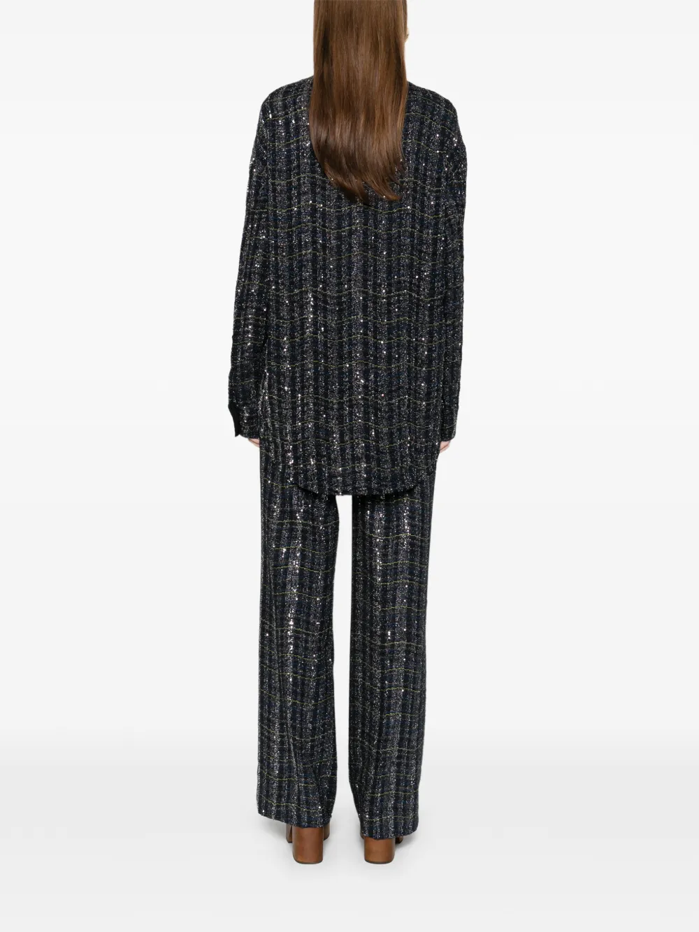 Missoni Sequin Shirt In Blue