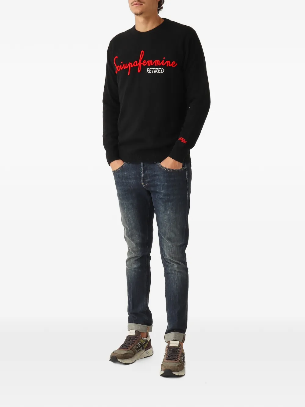 MC2 Saint Barth crew-neck sweater - Zwart