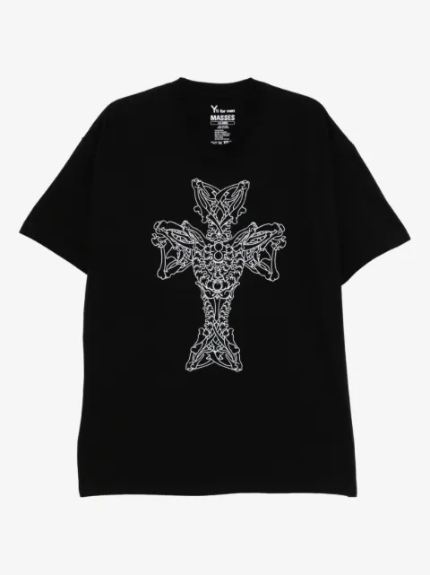 Y's Y's for Men × MASSES T-Shirt mit Print