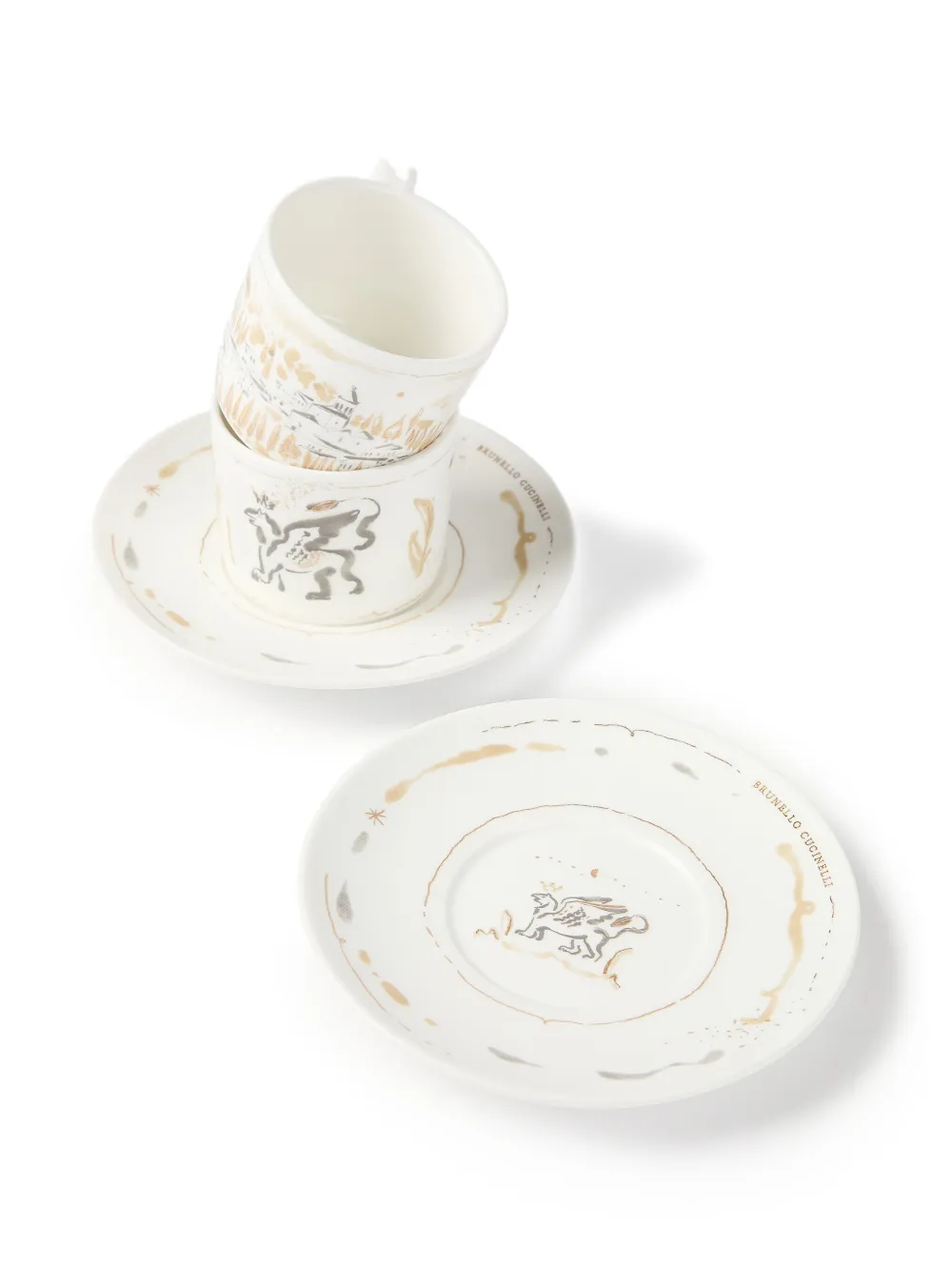 Brunello Cucinelli porcelain cup set (set of two) | Tea & Coffee | Image 2