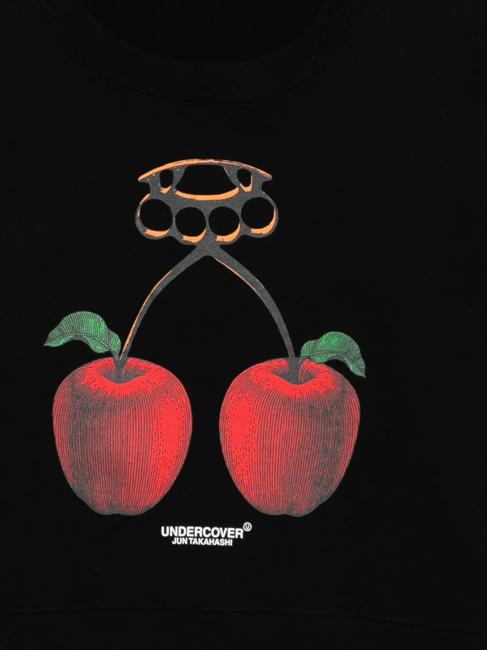 Undercover Cotton Fleece Sweatshirt In Black