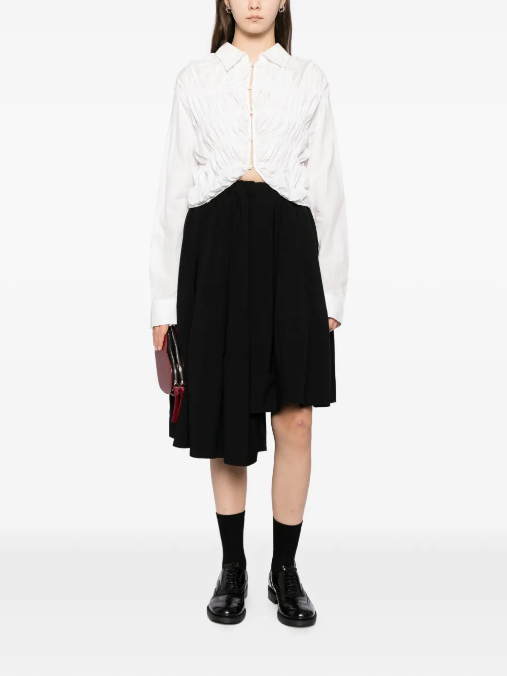 Comme Des Garçons Comme Des Garçons asymmetric skorts | Asymmetric & Draped Skirts | Image 2