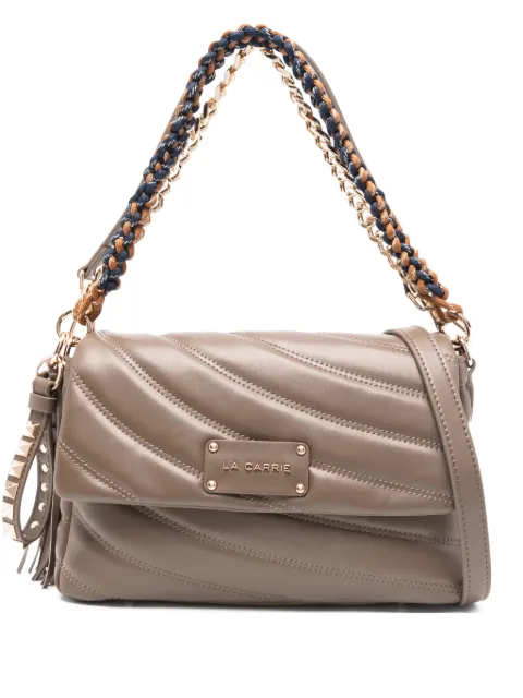 La Carrie Stephy quilted chain shoulder bag