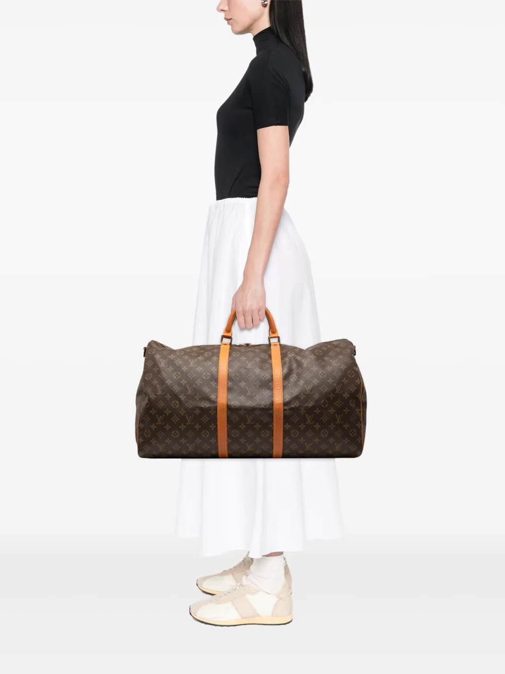 Louis Vuitton Pre-Owned 1990 Monogram Keepall Bandouliere 60 travel bag | Pre-Owned | Image 2