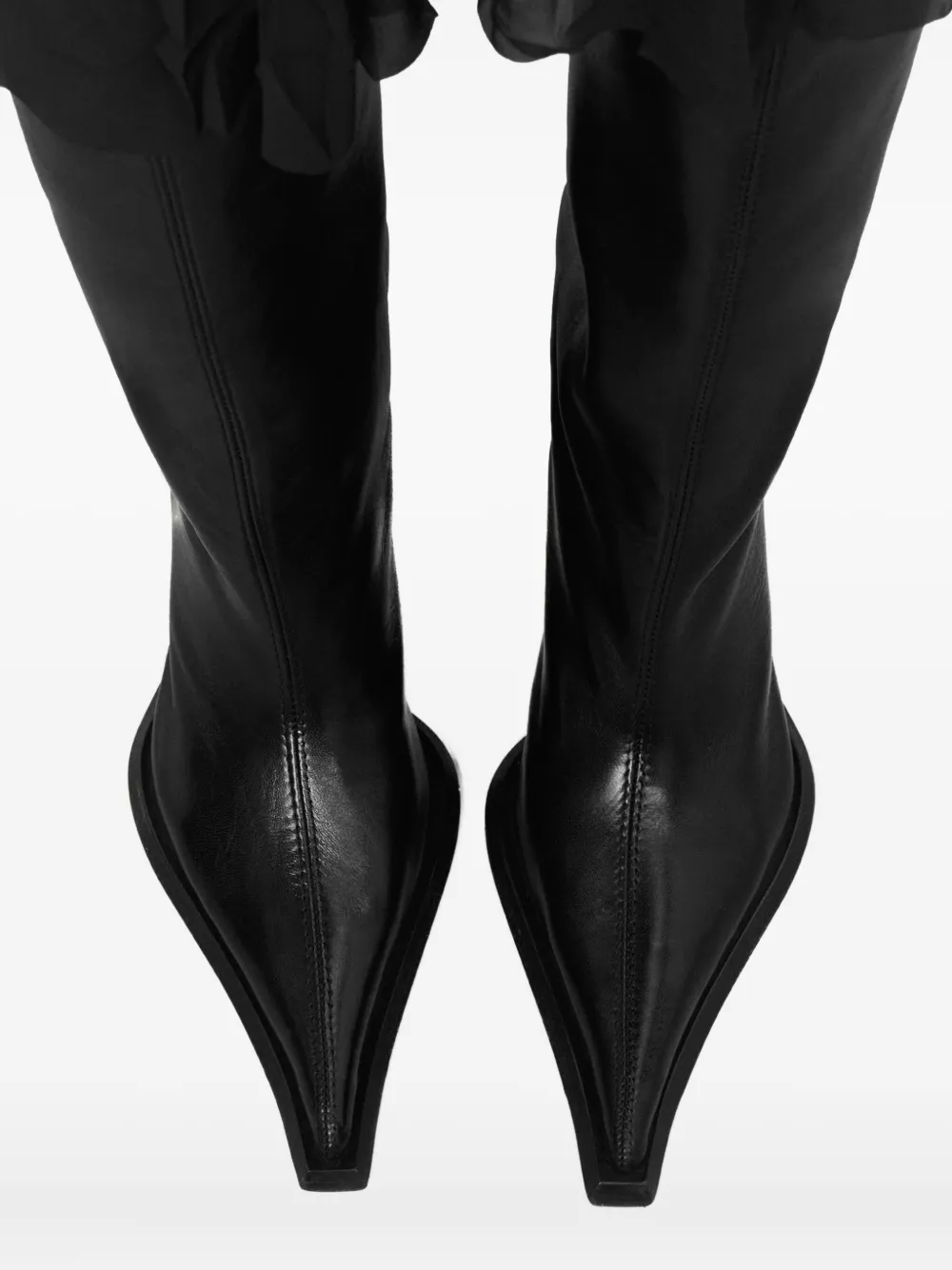 Miista 60 mm Charlene laarzen met verstelbare bandjes Zwart