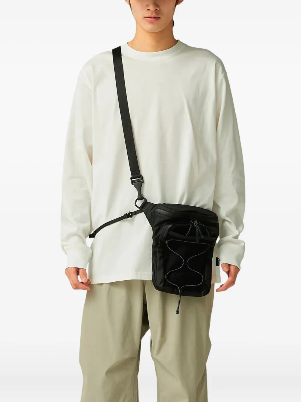 Snow Peak ALK messenger bag - Zwart