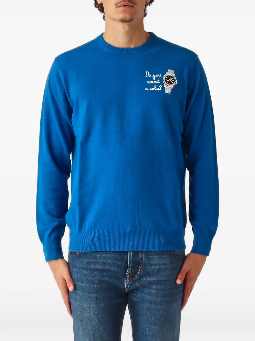 MC2 Saint Barth long-sleeve sweater | Blue | Image 1