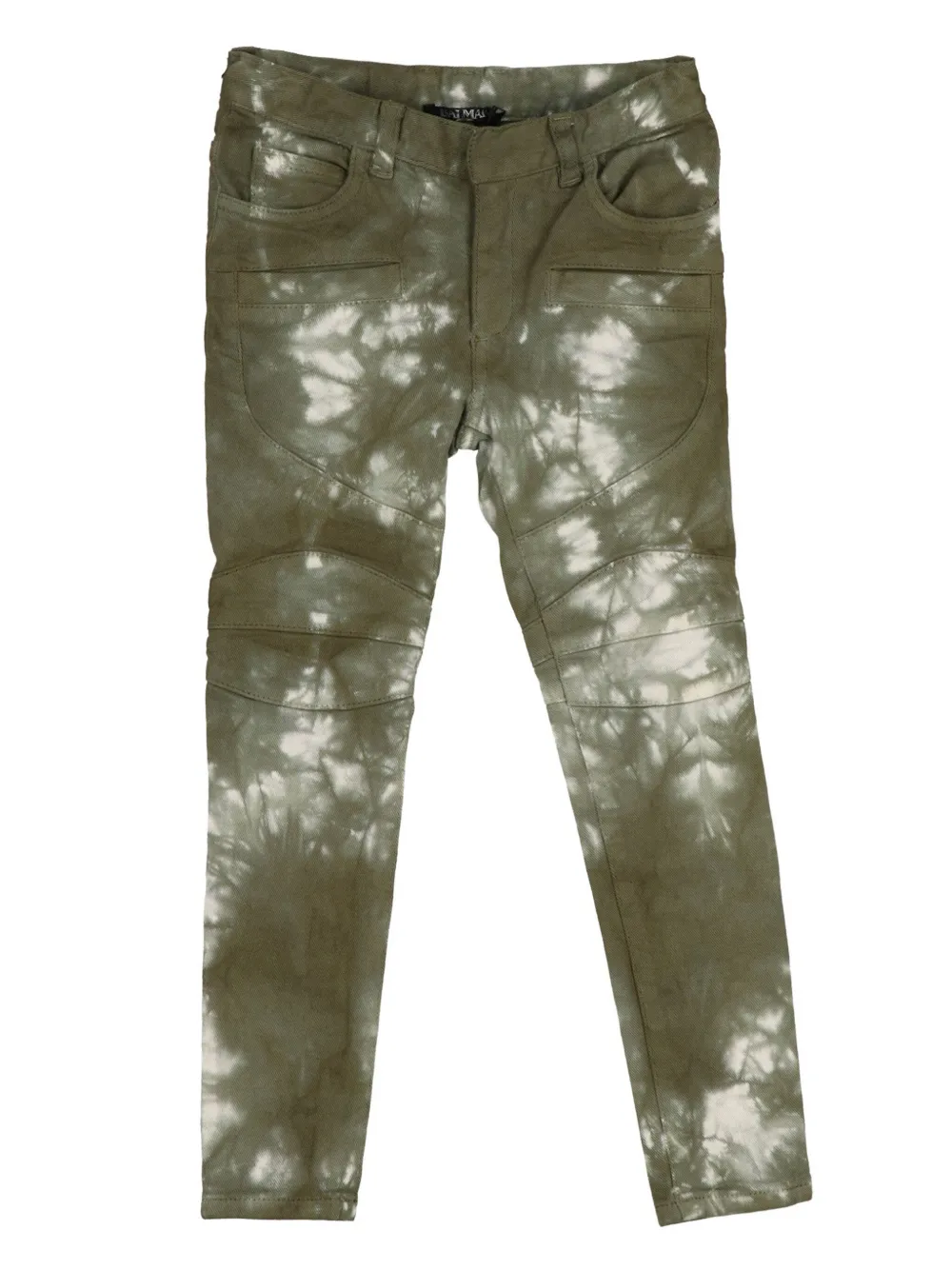 Balmain Kids tie-dye jeans - グリーン