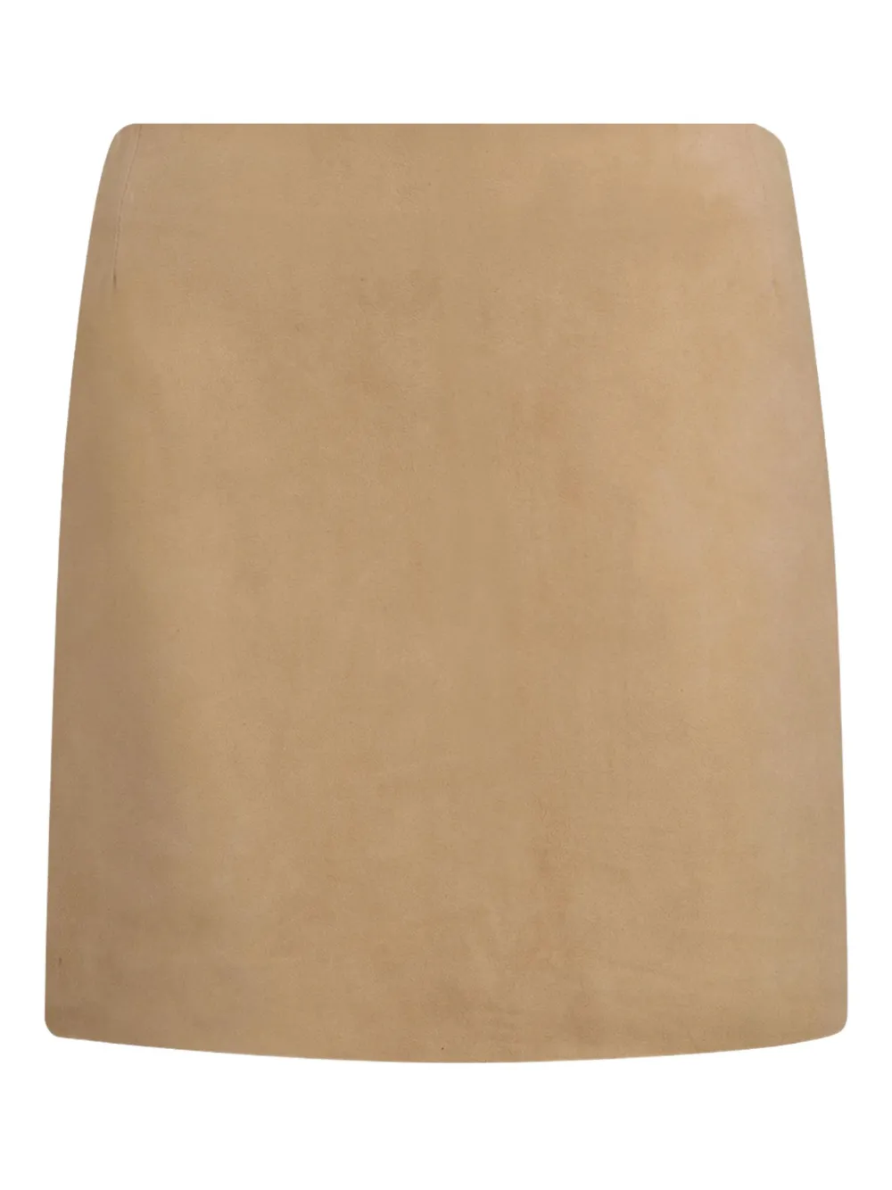 12 STOREEZ suede mini skirt - ニュートラル