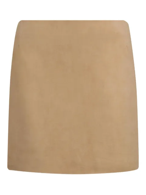 12 STOREEZ suede mini skirt