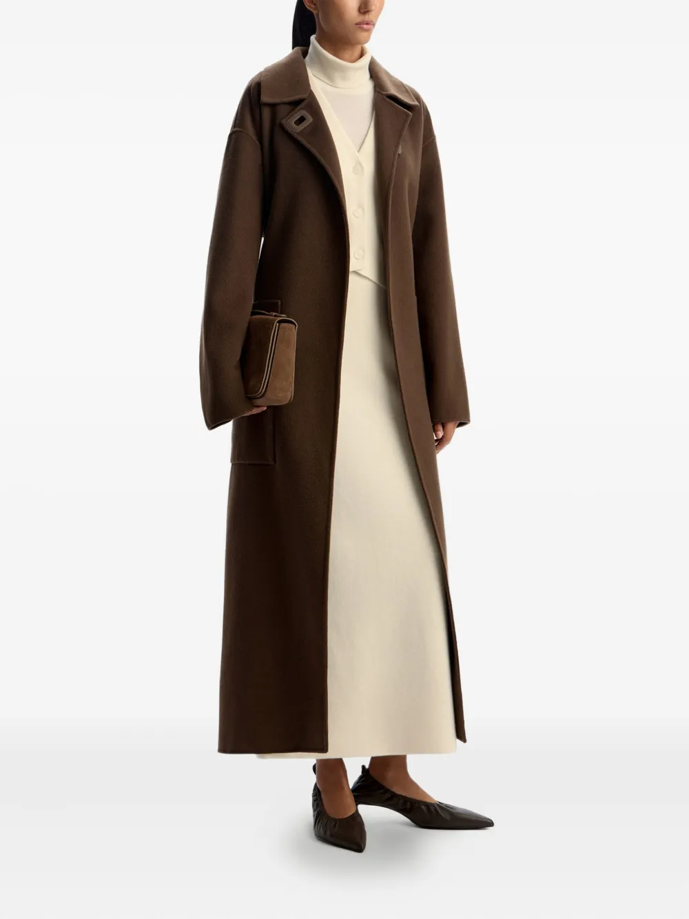 12 Storeez V-neck Knitted Vest In Neutral