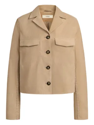 Jil Sander カシミア シャツジャケット | ブラウン | FARFETCH JP