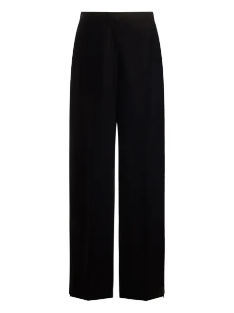 12 STOREEZ velvet straight-leg trousers